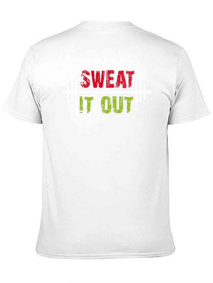 Camiseta Negra Deportiva Sweat It Out