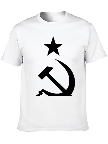 Camiseta Negra Comunista: Estrella y Hoz