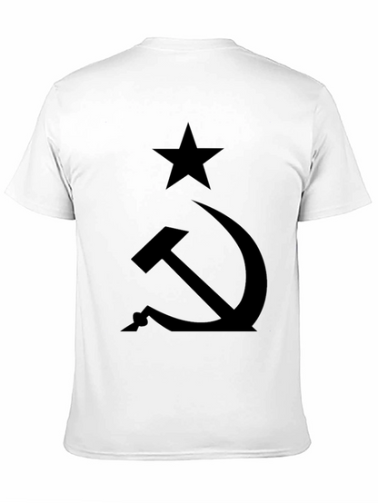 Camiseta Negra Comunista: Estrella y Hoz