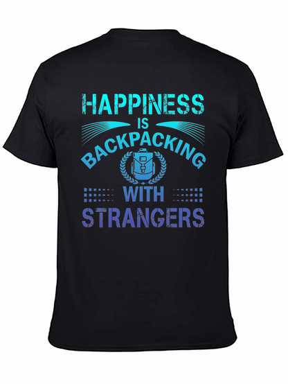 Camiseta La felicidad es hacer senderismo