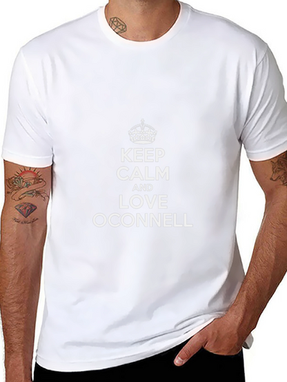 Camiseta Negra Keep Calm OConnell