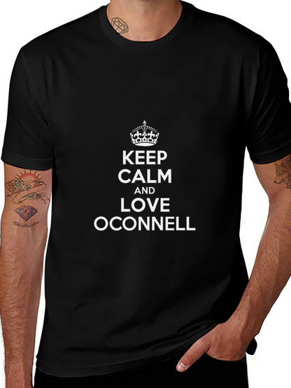 Camiseta Negra Keep Calm OConnell