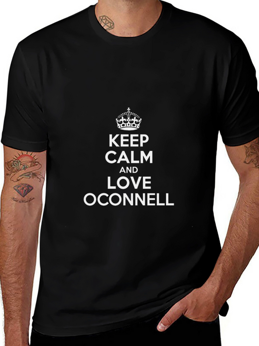 Camiseta Negra Keep Calm OConnell