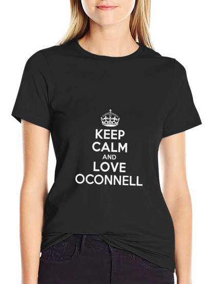 Camiseta Negra Keep Calm OConnell