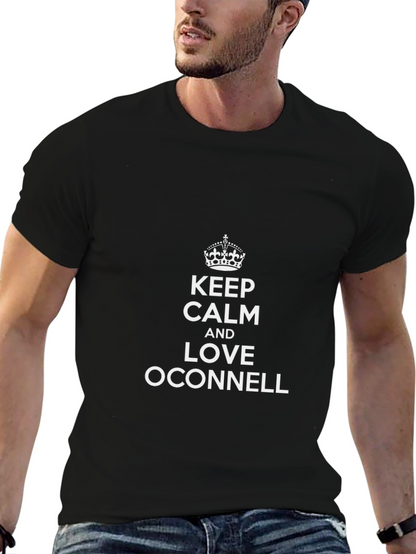 Camiseta Negra Keep Calm OConnell