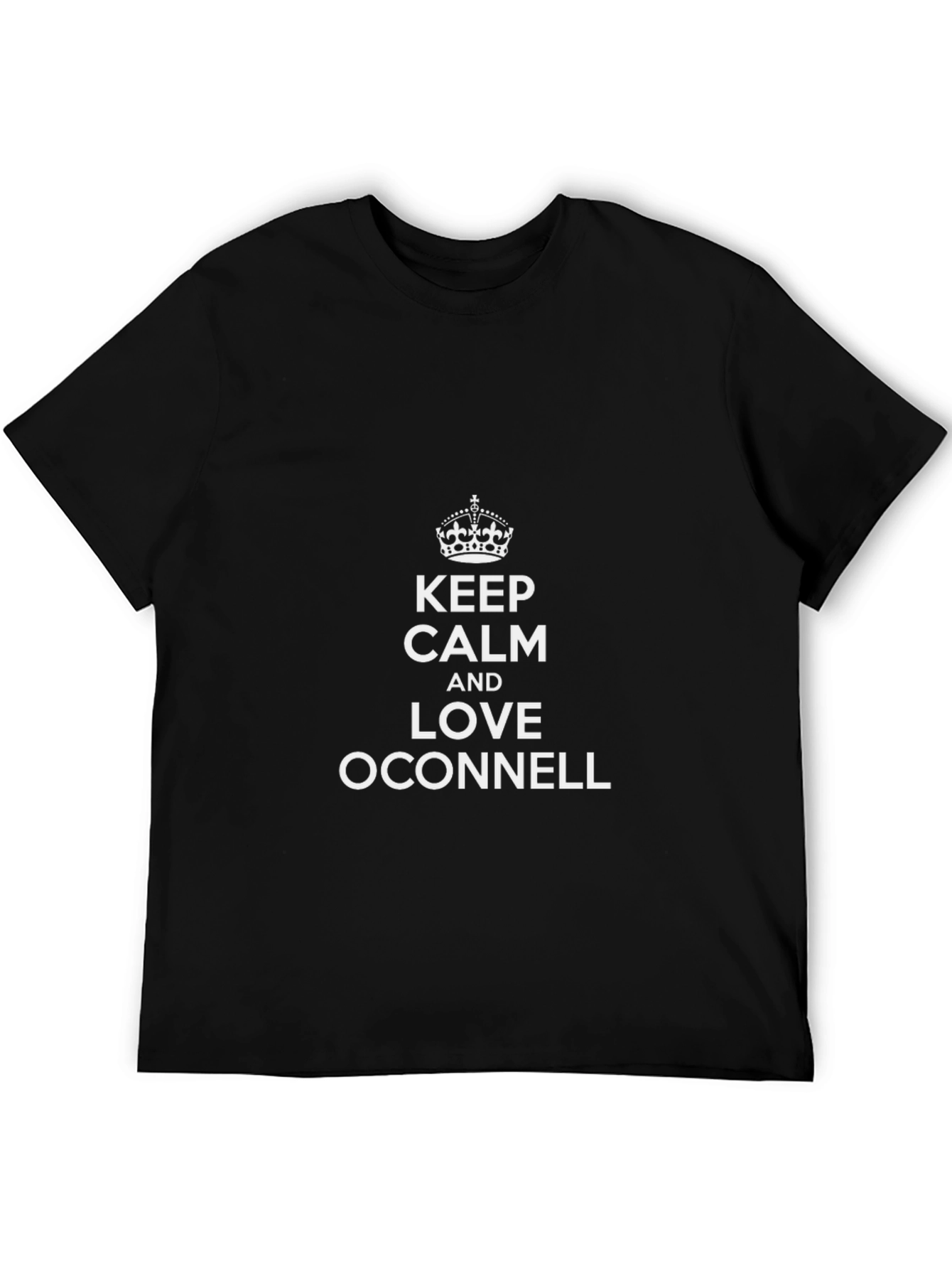 Camiseta Negra Keep Calm OConnell