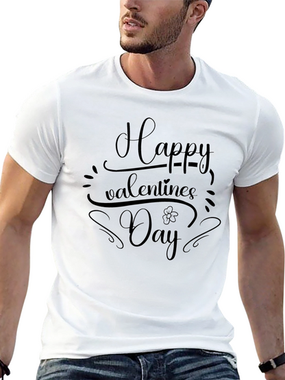 Camiseta Negra Feliz Día de San Valentín