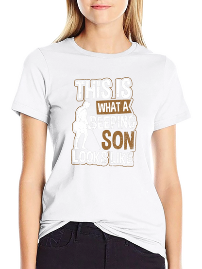 Camiseta Negra: Hijo Detector de Metales