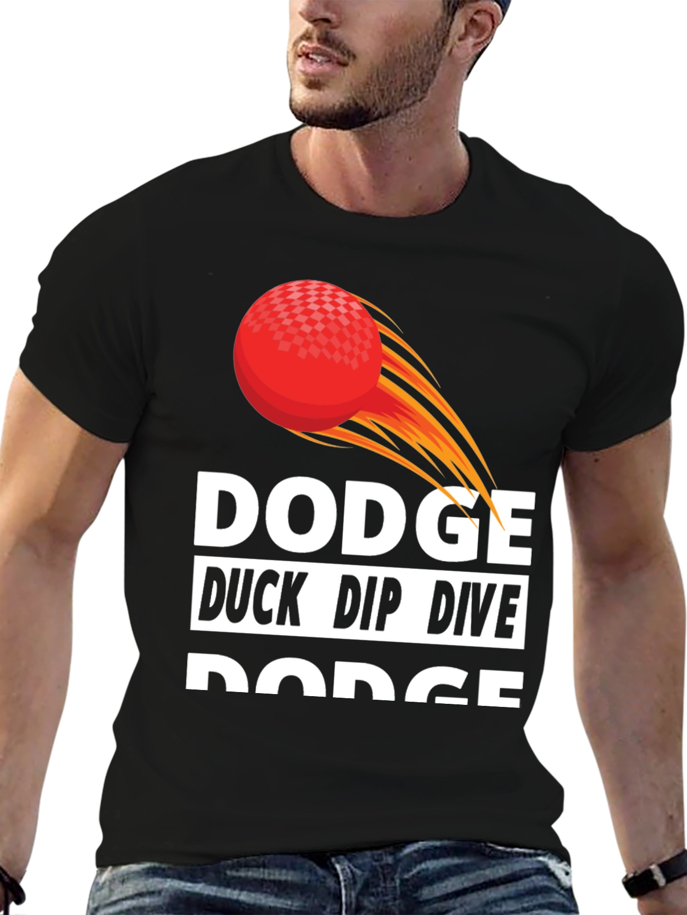 Camiseta Dodgeball: Esquiva Agáchate Zambúllete y ¡Esquiva!