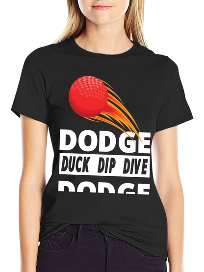 Camiseta Dodgeball: Esquiva Agáchate Zambúllete y ¡Esquiva!
