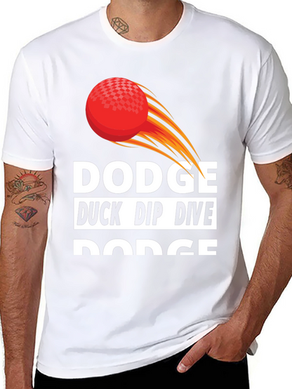 Camiseta Dodgeball: Esquiva Agáchate Zambúllete y ¡Esquiva!
