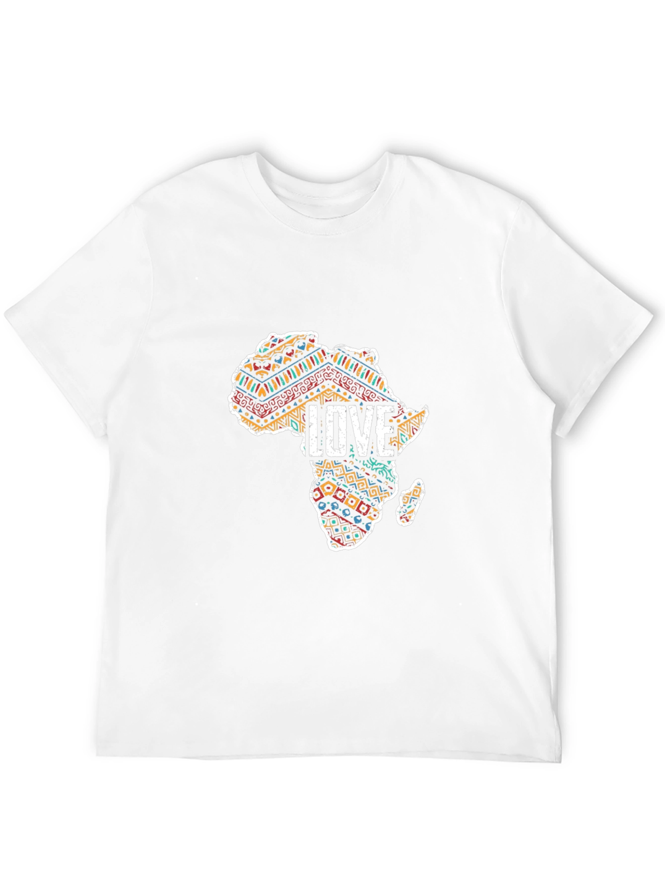 Camiseta Negra Mapa África Amor
