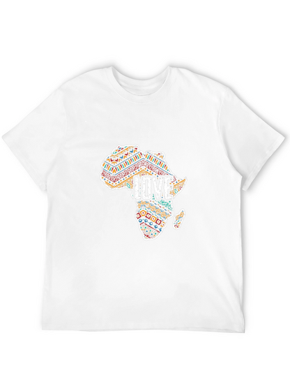 Camiseta Negra Mapa África Amor