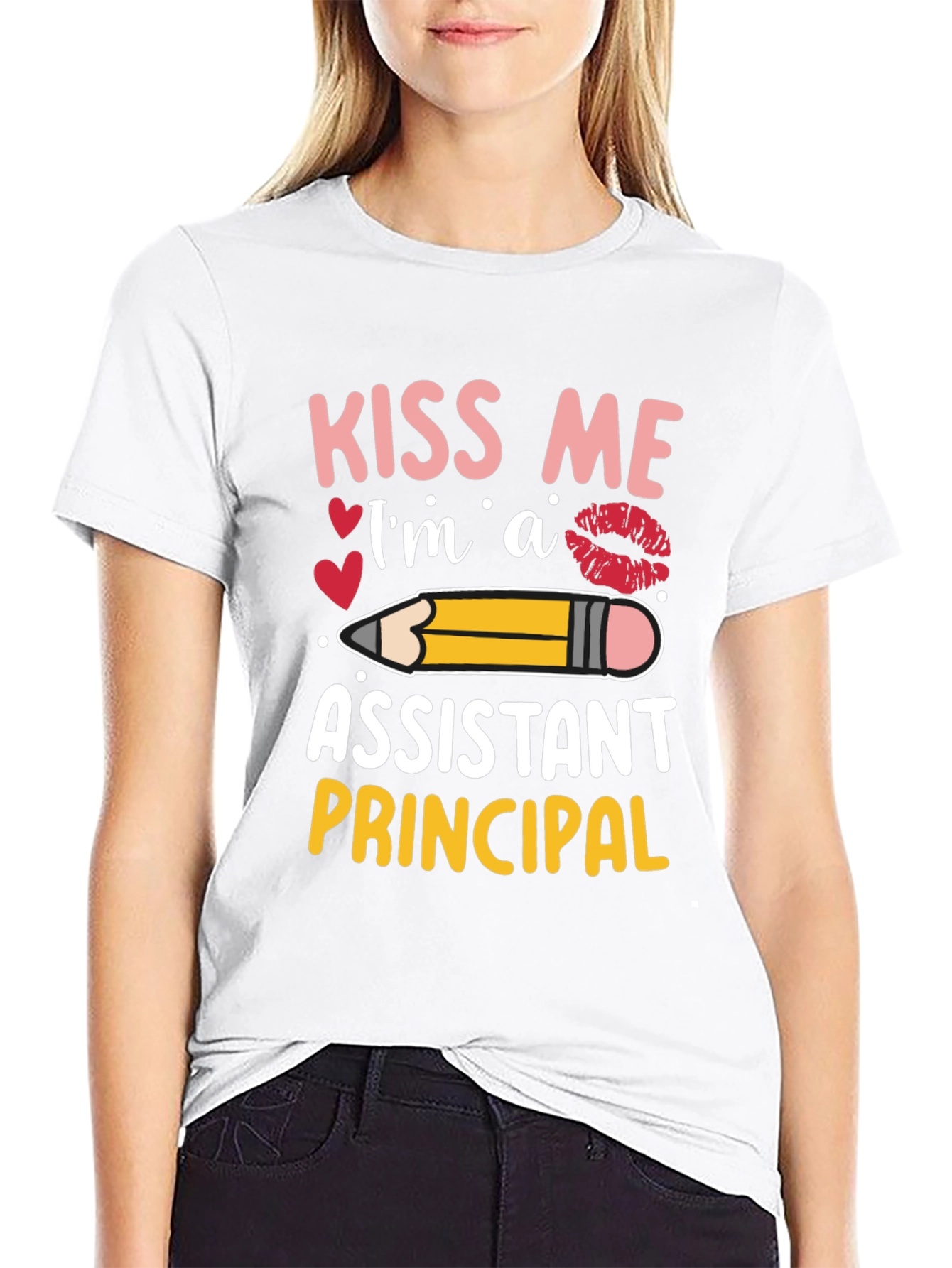 Camiseta Kiss Me Im A Assistant Principal