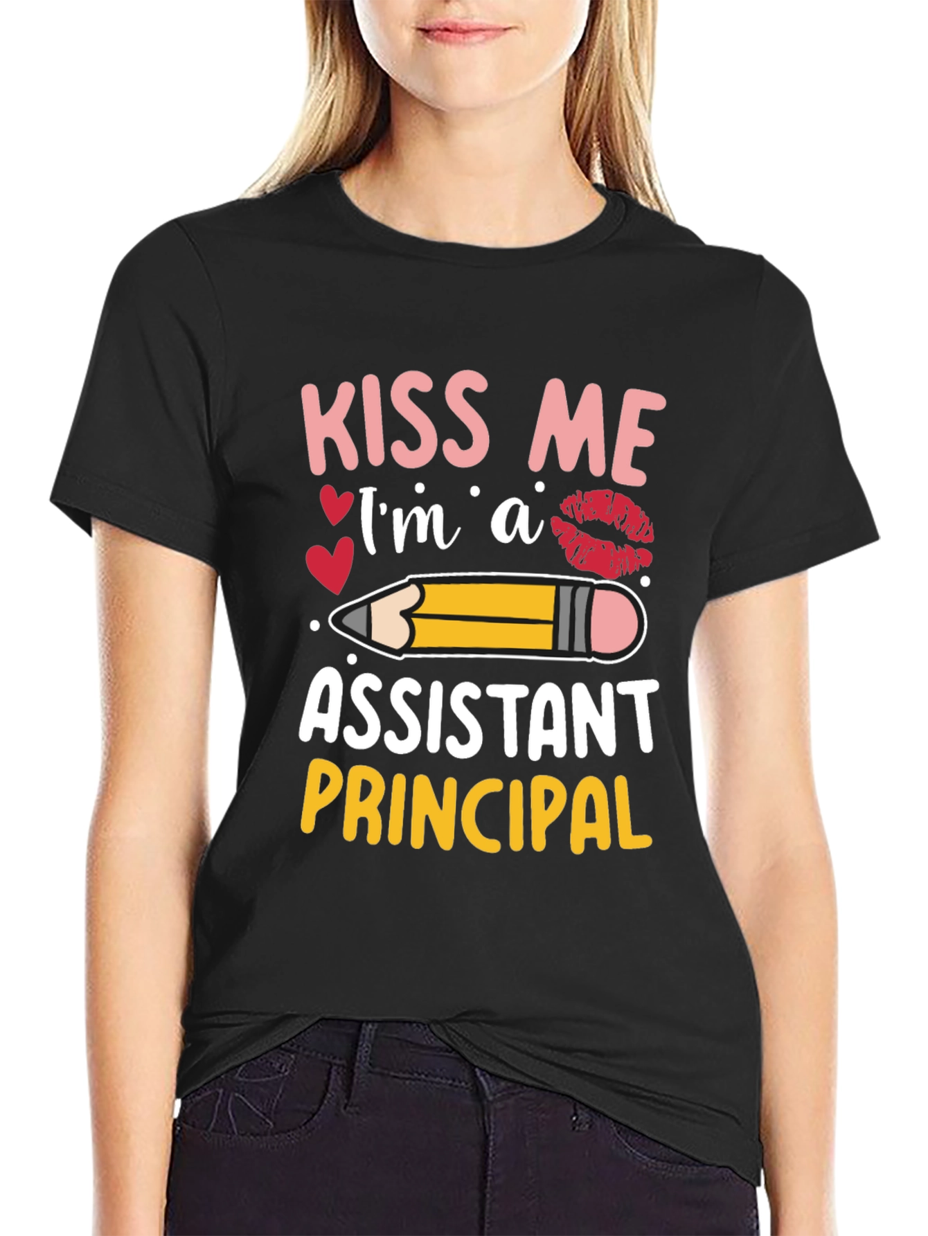 Camiseta Kiss Me Im A Assistant Principal