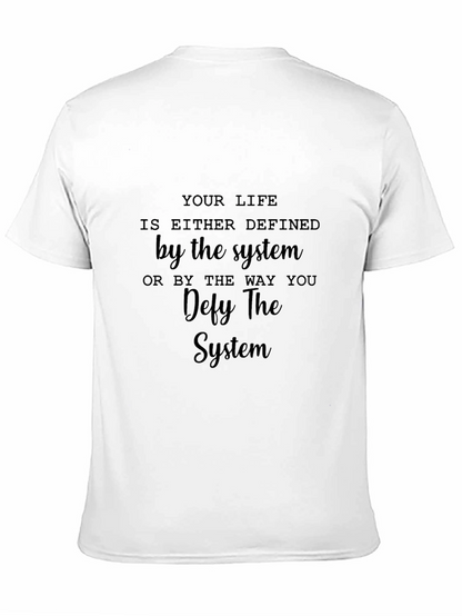 Camiseta Negra: Desafía el Sistema