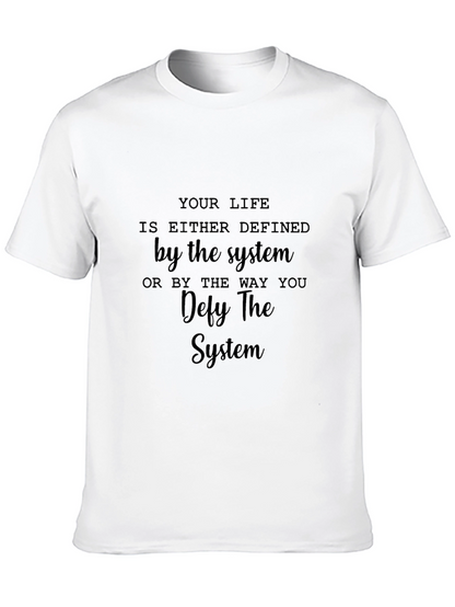 Camiseta Negra: Desafía el Sistema