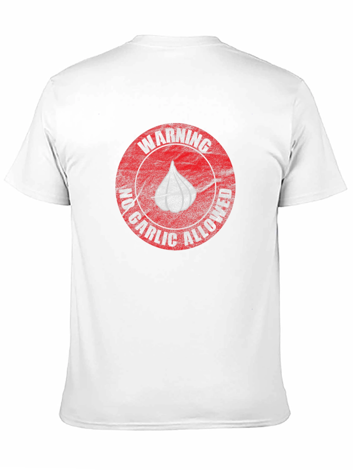 Camiseta Negra - Advertencia: No Ajo