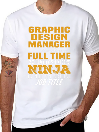 Camiseta Graphic Design Manager Ninja
