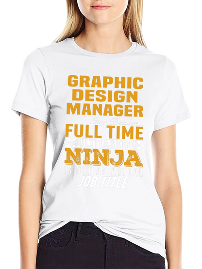 Camiseta Graphic Design Manager Ninja