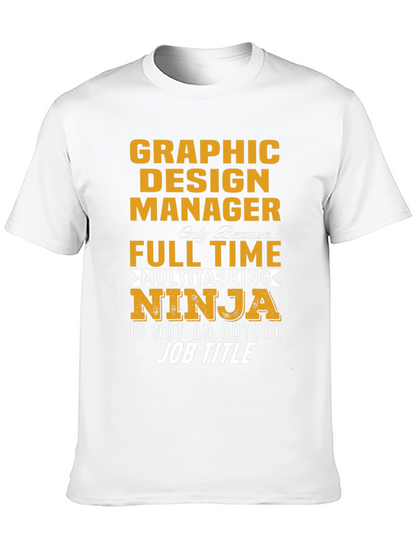 Camiseta Graphic Design Manager Ninja