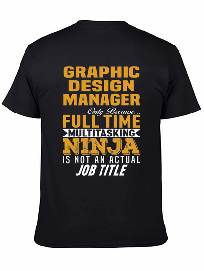 Camiseta Graphic Design Manager Ninja
