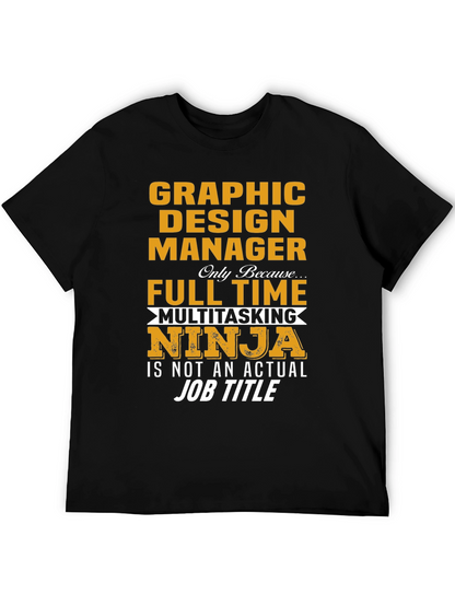 Camiseta Graphic Design Manager Ninja