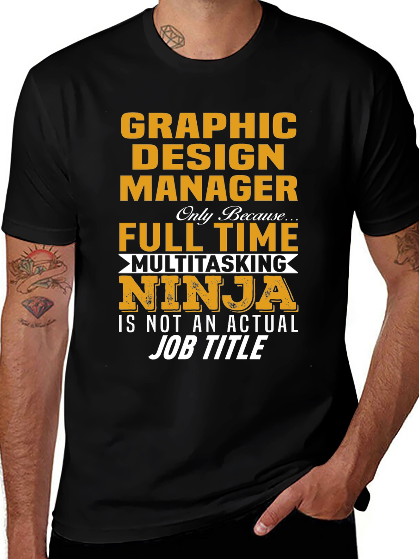 Camiseta Graphic Design Manager Ninja