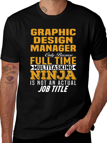 Camiseta Graphic Design Manager Ninja