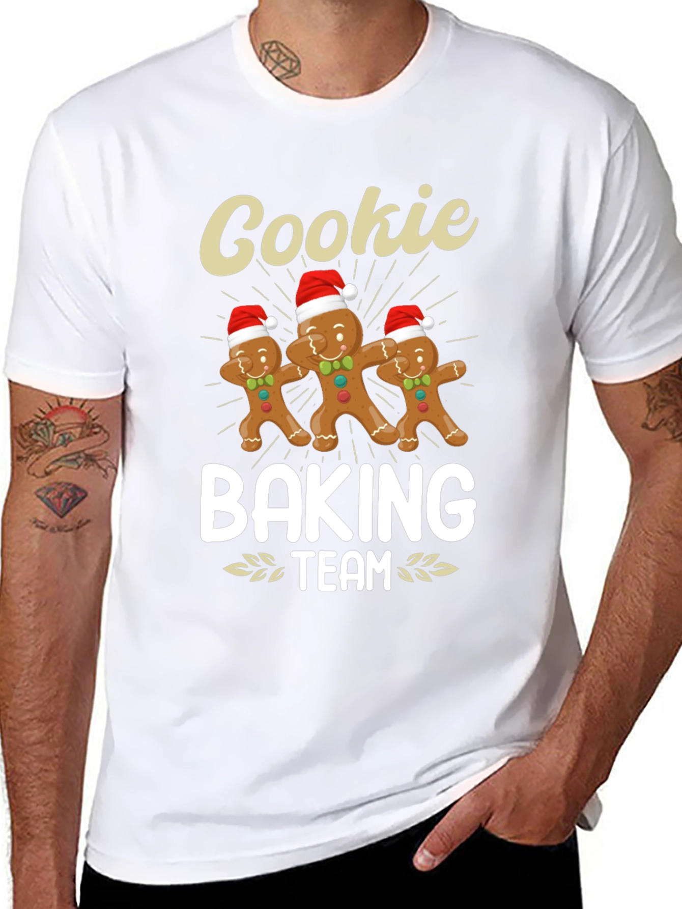 Camiseta de Navidad: Equipo de Galletas