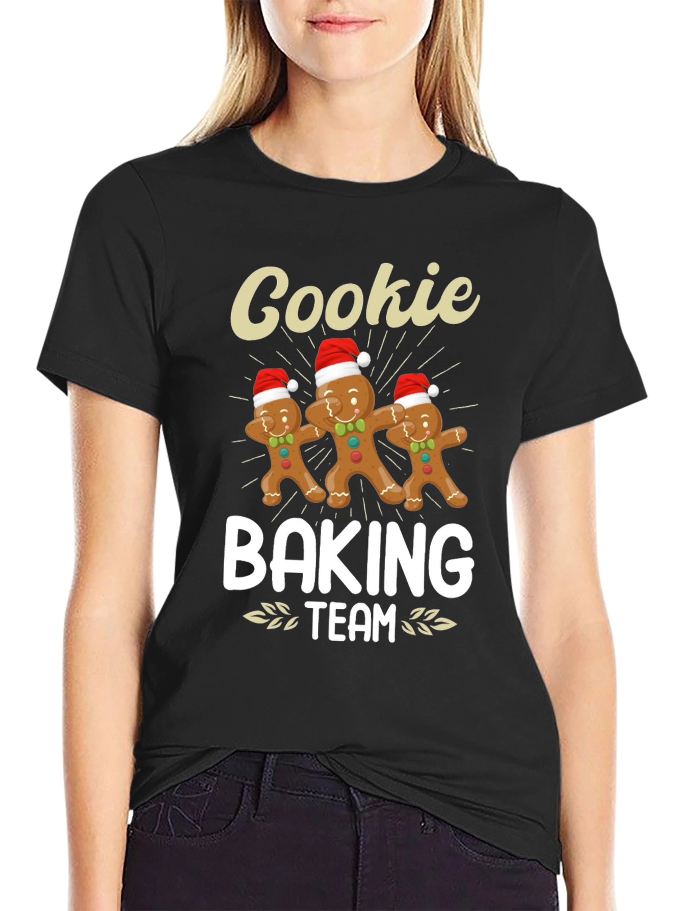 Camiseta de Navidad: Equipo de Galletas