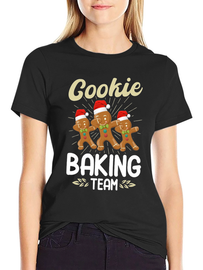 Camiseta de Navidad: Equipo de Galletas