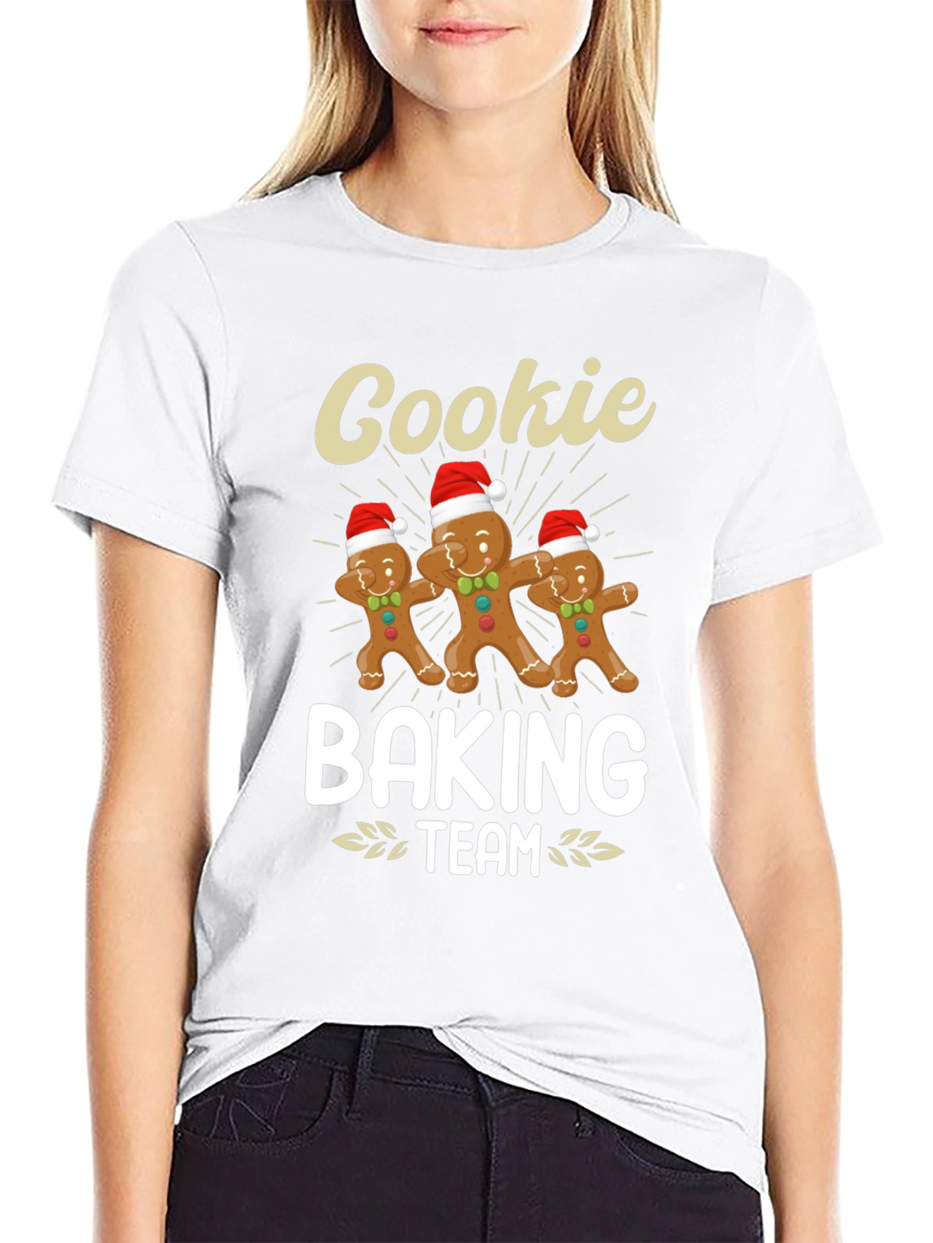 Camiseta de Navidad: Equipo de Galletas