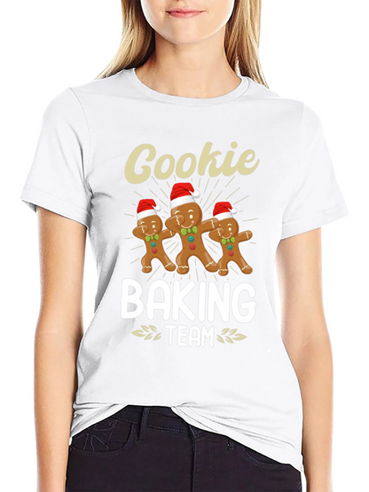 Camiseta de Navidad: Equipo de Galletas