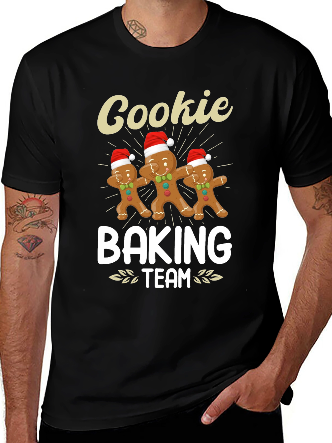 Camiseta de Navidad: Equipo de Galletas