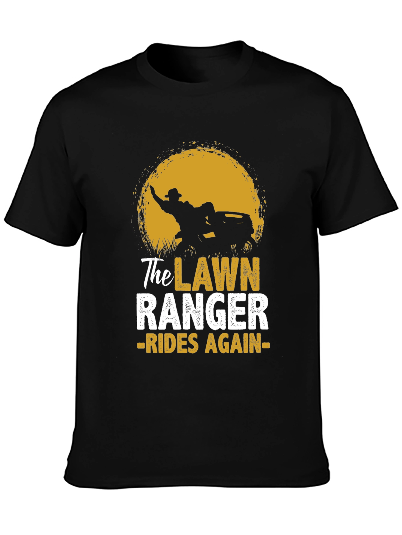 Camiseta Negra The Lawn Ranger Rides Again
