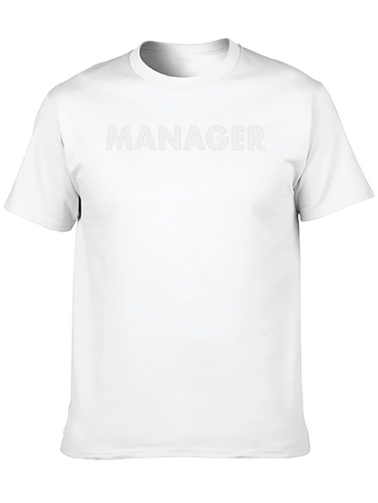 Camiseta Manager Casual Negra