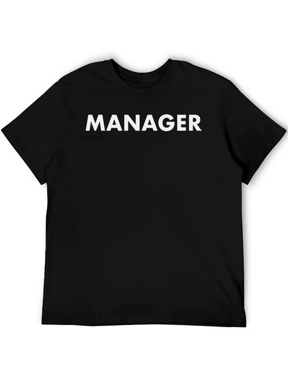 Camiseta Manager Casual Negra