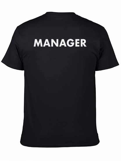 Camiseta Manager Casual Negra