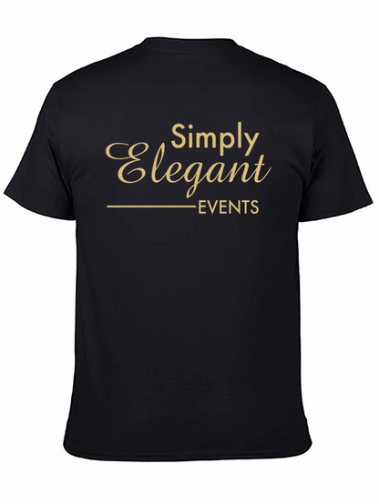 Camiseta Negra Elegante para Eventos