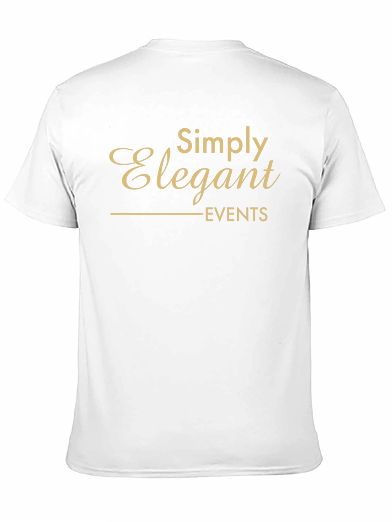 Camiseta Negra Elegante para Eventos