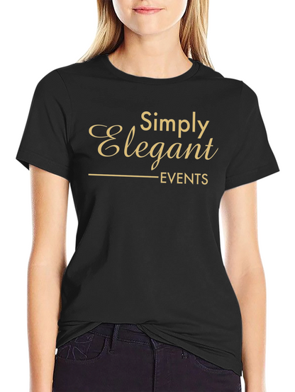 Camiseta Negra Elegante para Eventos