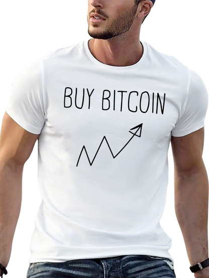 Camiseta Hombre Buy Bitcoin Negra