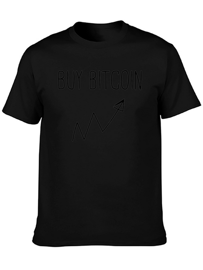 Camiseta Hombre Buy Bitcoin Negra