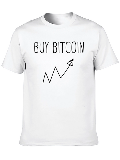 Camiseta Hombre Buy Bitcoin Negra