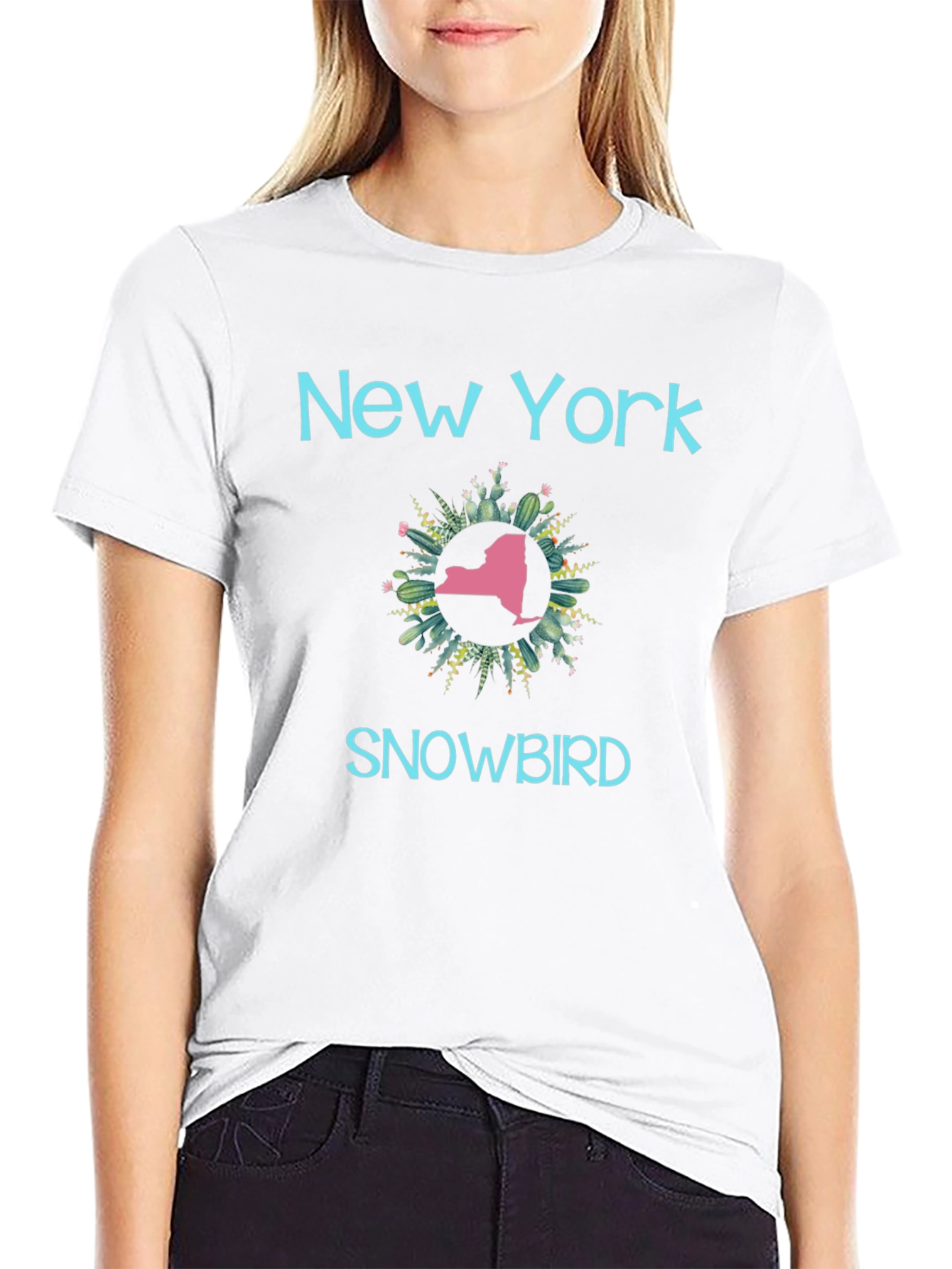 Camiseta Negra New York Snowbird Cactus