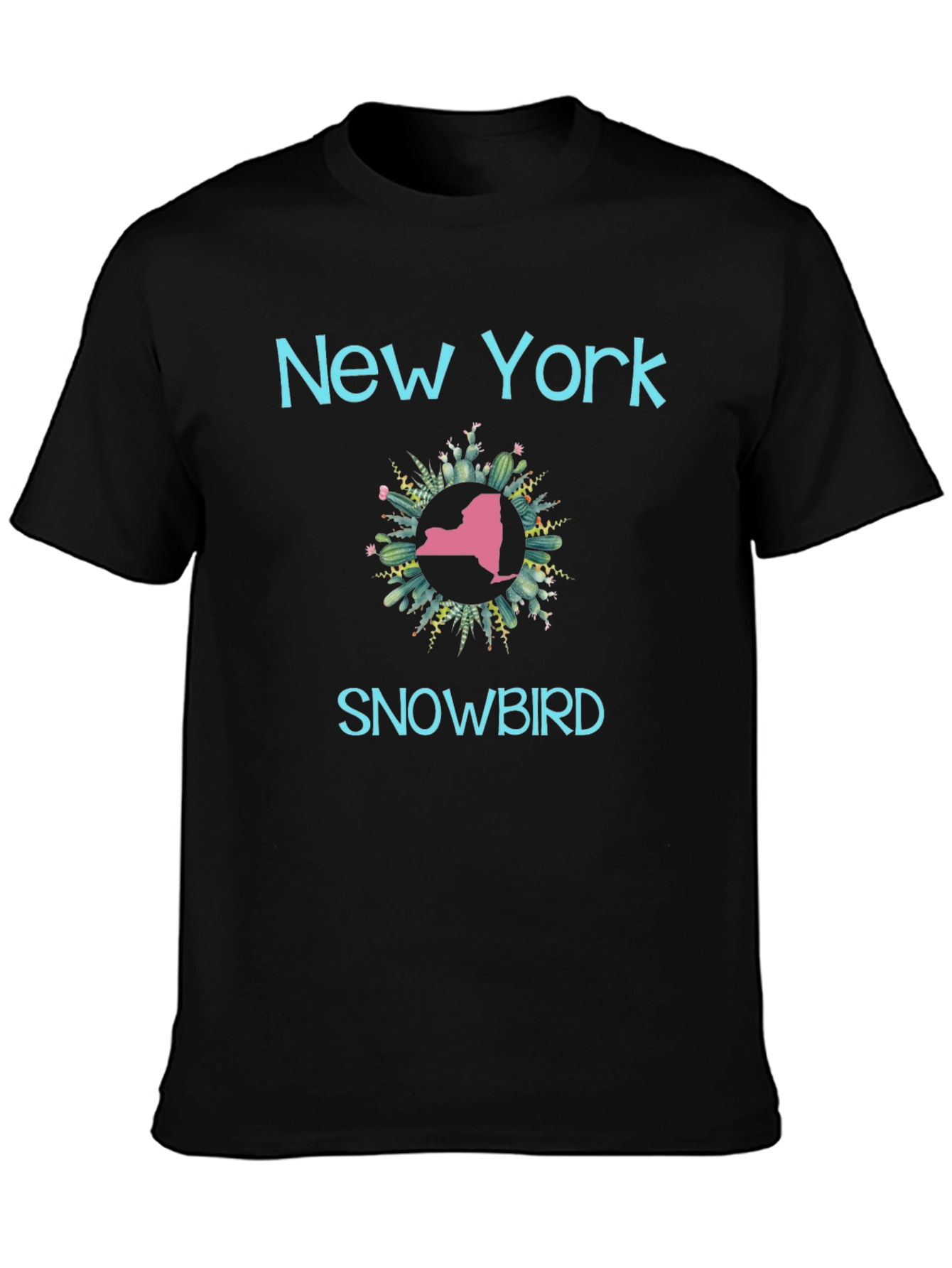 Camiseta Negra New York Snowbird Cactus