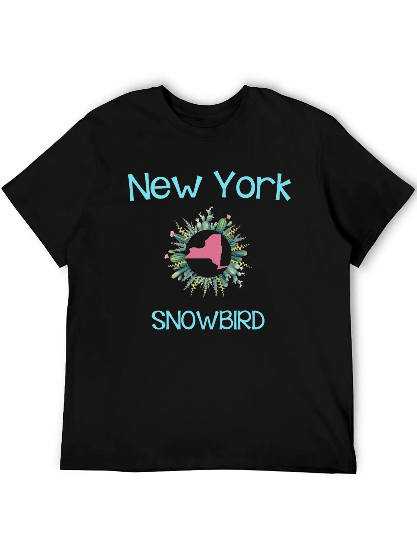 Camiseta Negra New York Snowbird Cactus
