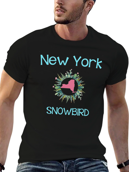Camiseta Negra New York Snowbird Cactus