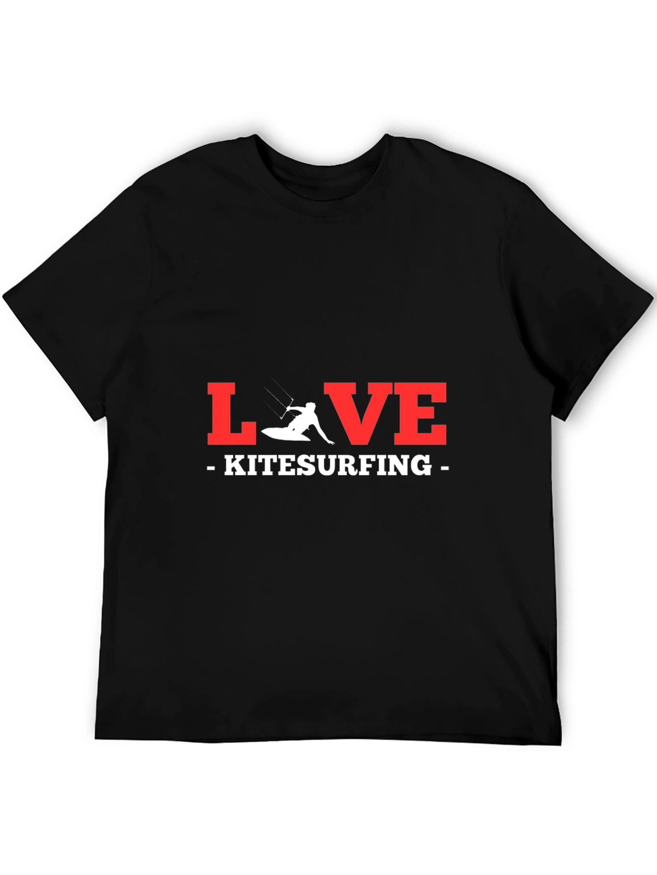 Camiseta Negra LOVE Kitesurfing